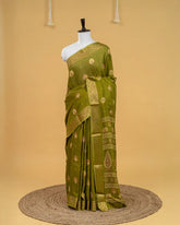 SC3649 - Dola Silk Saree Embossed Digital Print